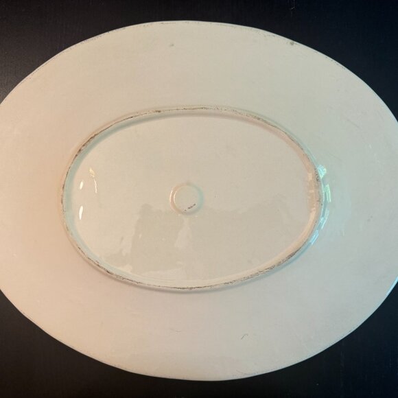 Vintage Hand-Painted Platter - Picture 2 of 3